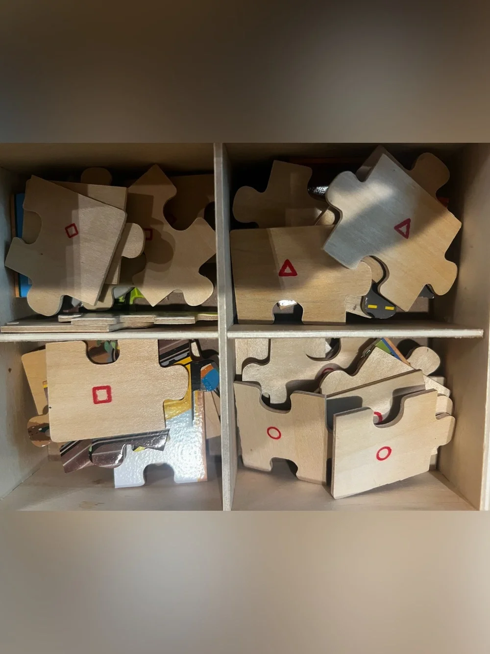 Mellisa & Doug Kids Wooden Puzzle - 3 sets of 4